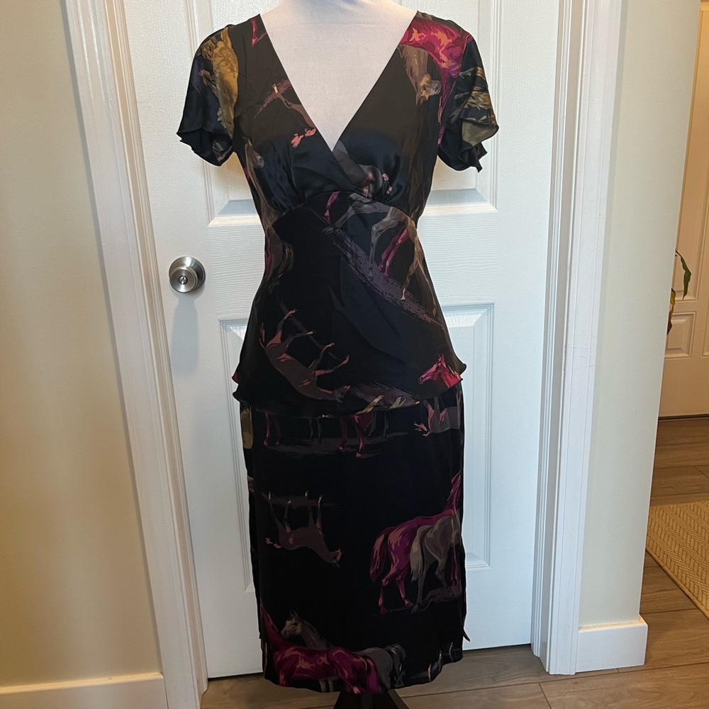 Vintage nwt deadstock Betsey Johnson rare skirt set